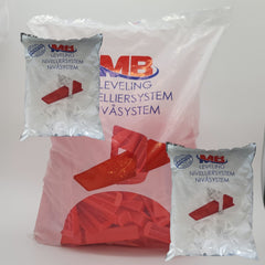 Lagerauflösung 800 MB Leveling Zuglaschen 2mm und 200 MB Leveling Keile. Jetzt kaufen!