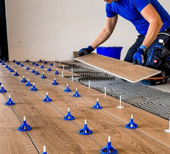 Zughauben-MB Leveling- 200 Stück. Farbe Blau